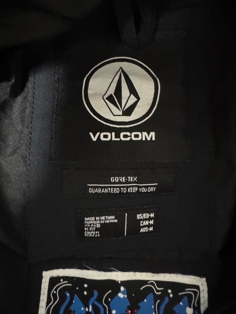 【最高峰GORE-TEX】VOLCOM スノボウェア 上下セット M/S