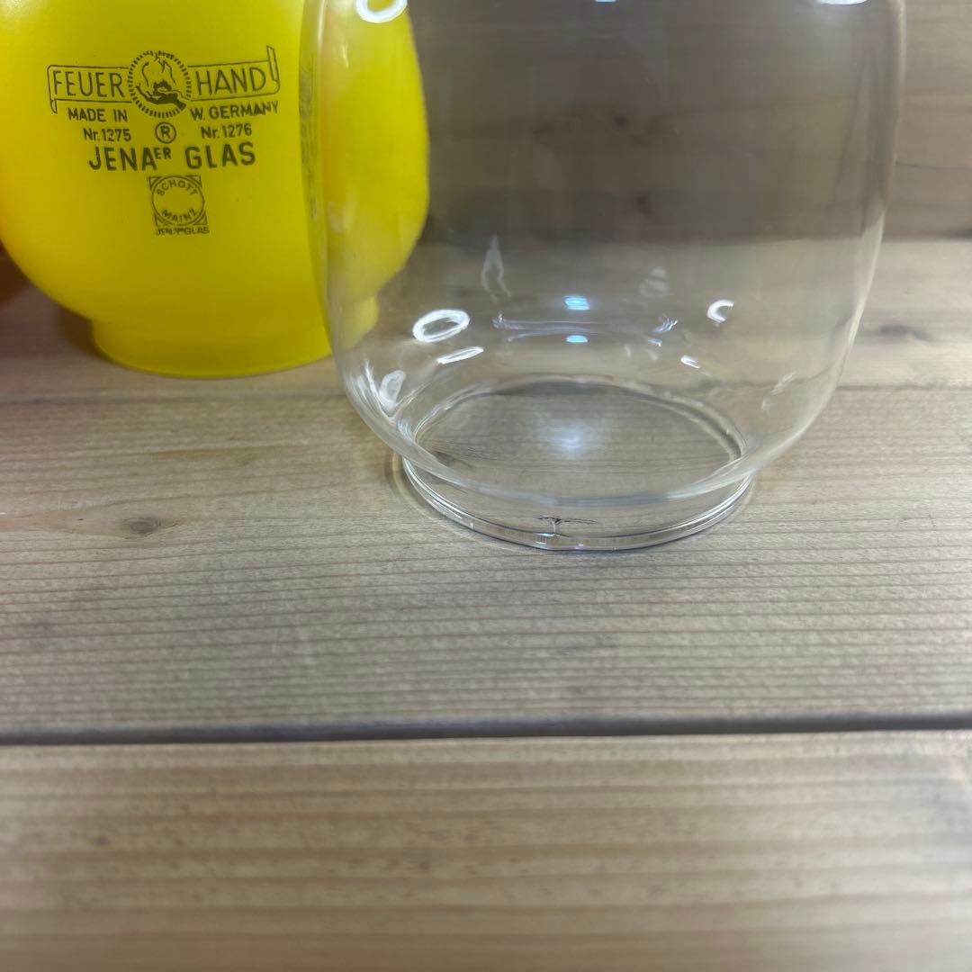 Feuerhand Jena Glas 赤.黄 2点と透明1点