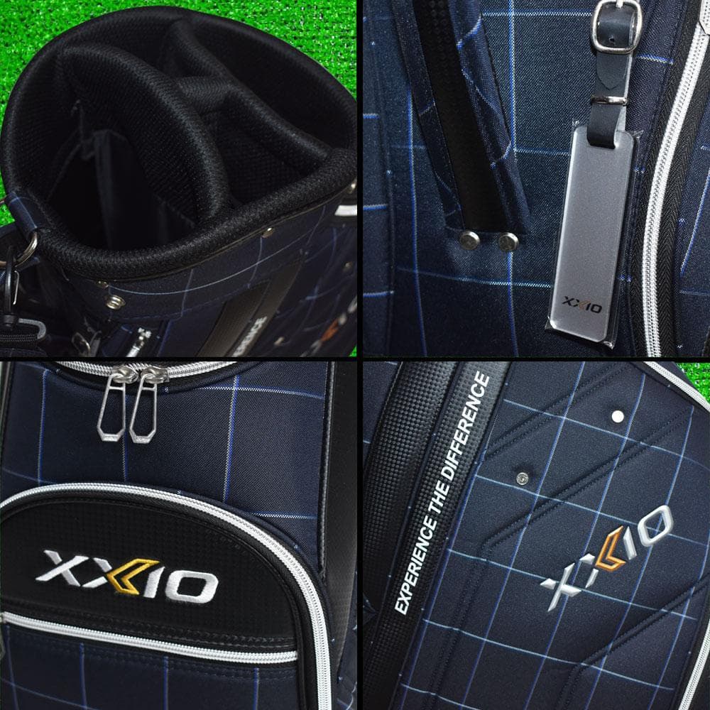 ナ*様 XXIO/ゼクシオ ゴルフ キャディバッグ９型【ネイビー】新品！