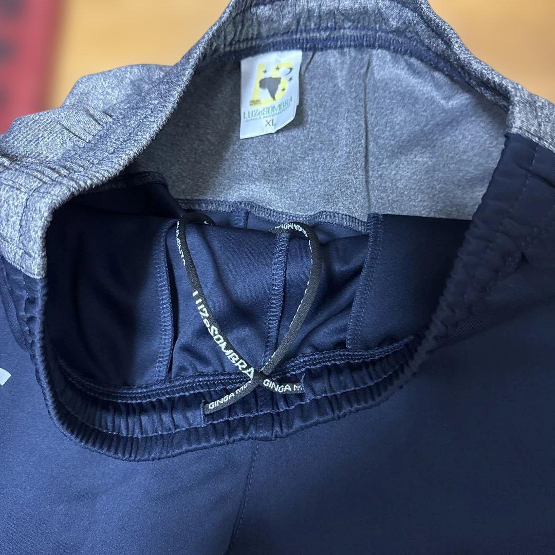 ルースイソンブラ シングルフェイス スリムフィット ロングパンツ ネイビー XL