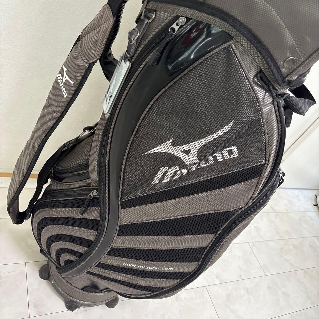 Mizuno キャディバッグ ブラック ストライプ