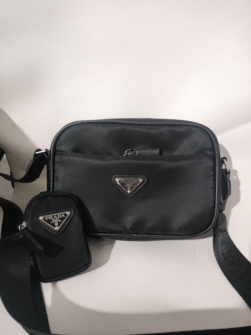 即日発送 PRADA ブラック ショルダーバッグ　ノベルティ