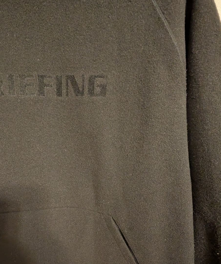 BRIEFING ブラック パーカーM