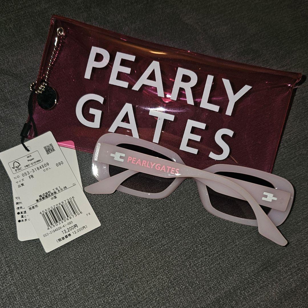 新品 PEARLY GATES パーリーゲイツ ピンク サングラス 太フチ