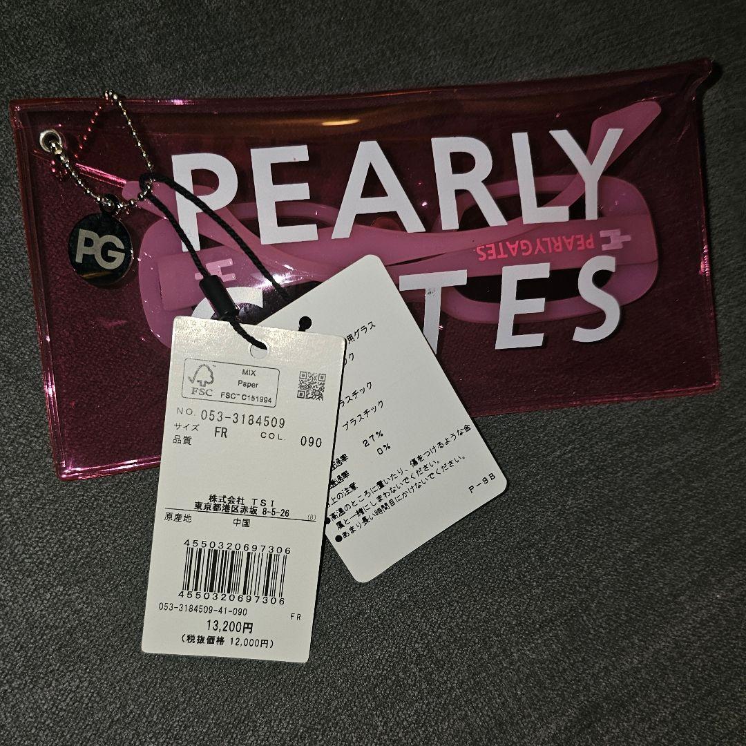 新品 PEARLY GATES パーリーゲイツ ピンク サングラス 太フチ