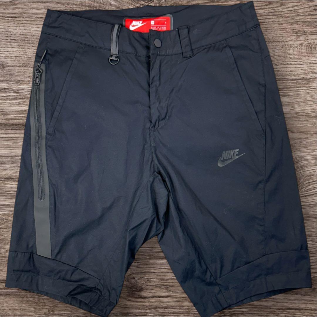 ナイキゴルフ セットアップ ポロシャツ L ハーフパンツ M 赤 黒 上下セット
