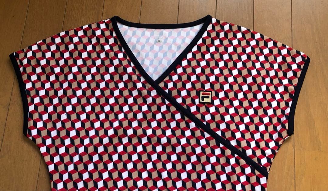 FILA フィラ　テニス　チェック柄ワンピースMサイズ
