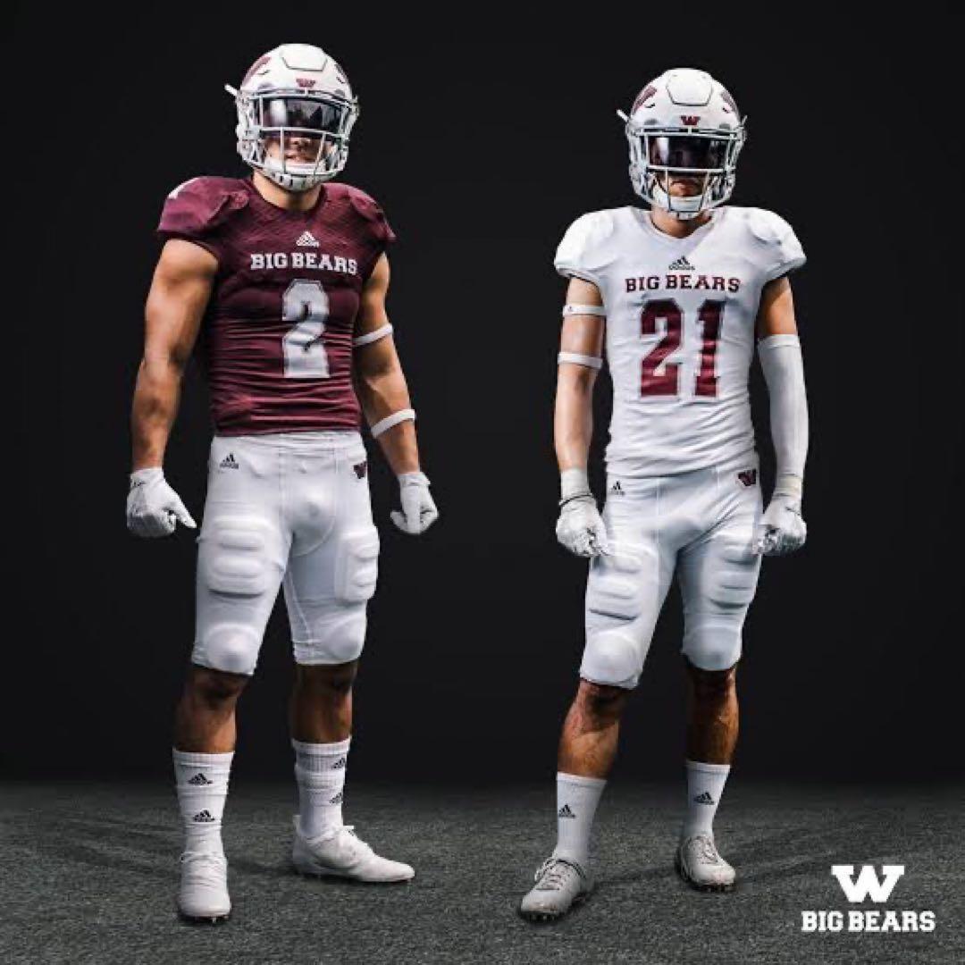adidas×早稲田“BIG BEARS“チームトレーニング用ロンT MDサイズ