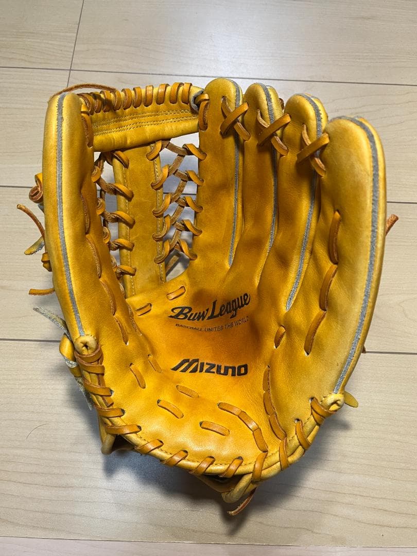 Mizuno Buw League 軟式グローブ イエロー　一般大人用