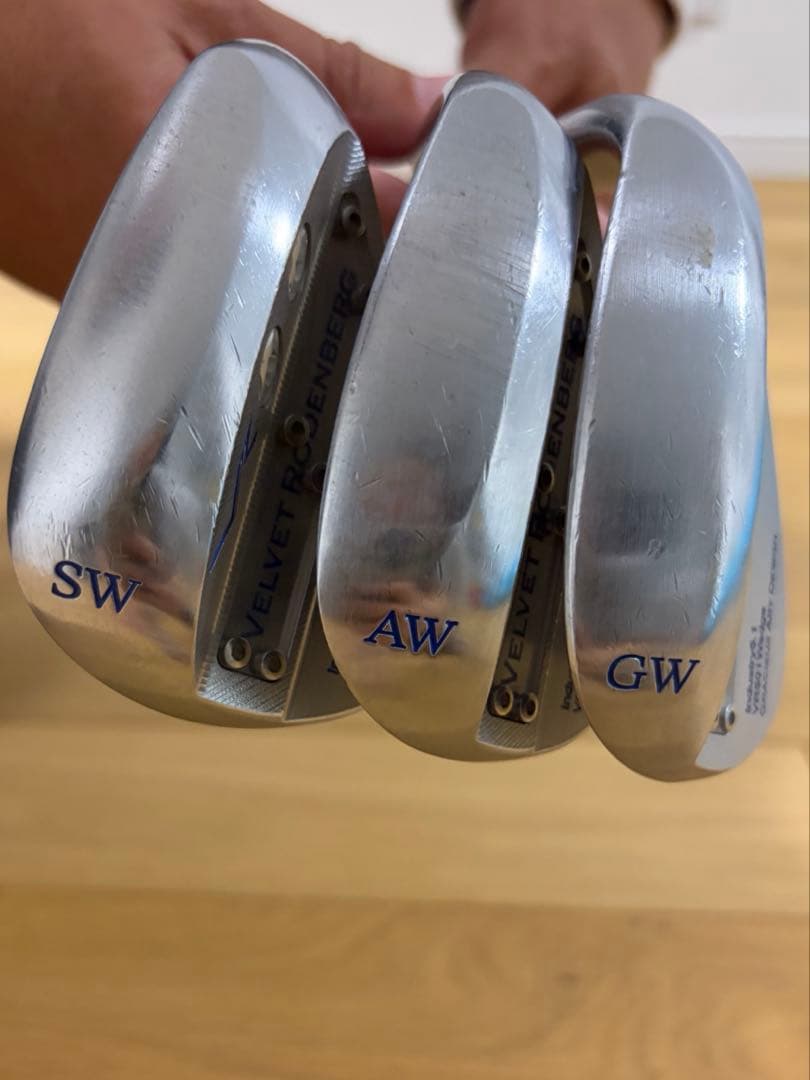 ベルベット・ローデンバーグ ウェッジ 3本セット （GW／AW／SW）