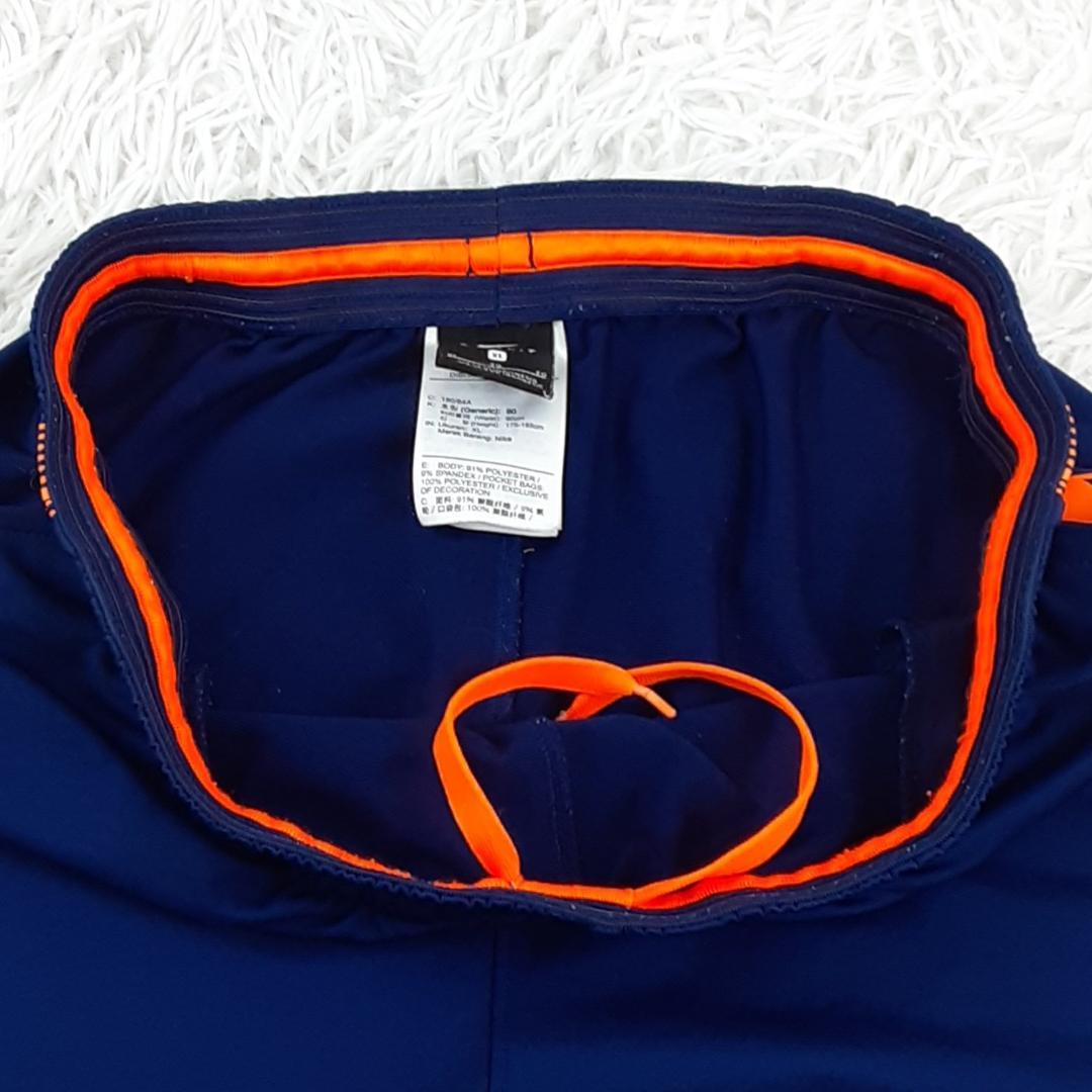美品◎NIKE ナイキ トレーニングウェアセットアップ ハーフジップ ネイビー