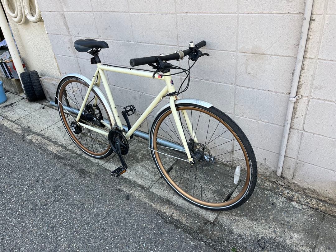 クロモリマニアの方に、Fuji、フラットバーシクロクロス、Feather CXF