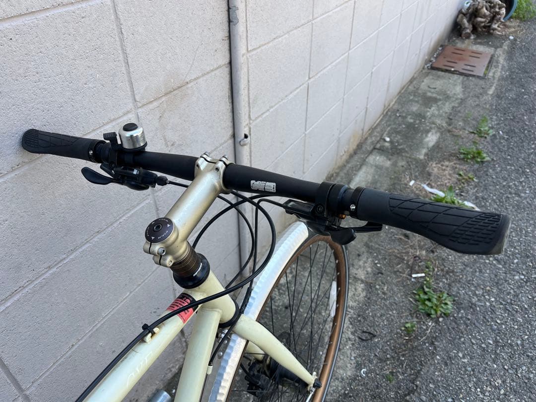 クロモリマニアの方に、Fuji、フラットバーシクロクロス、Feather CXF