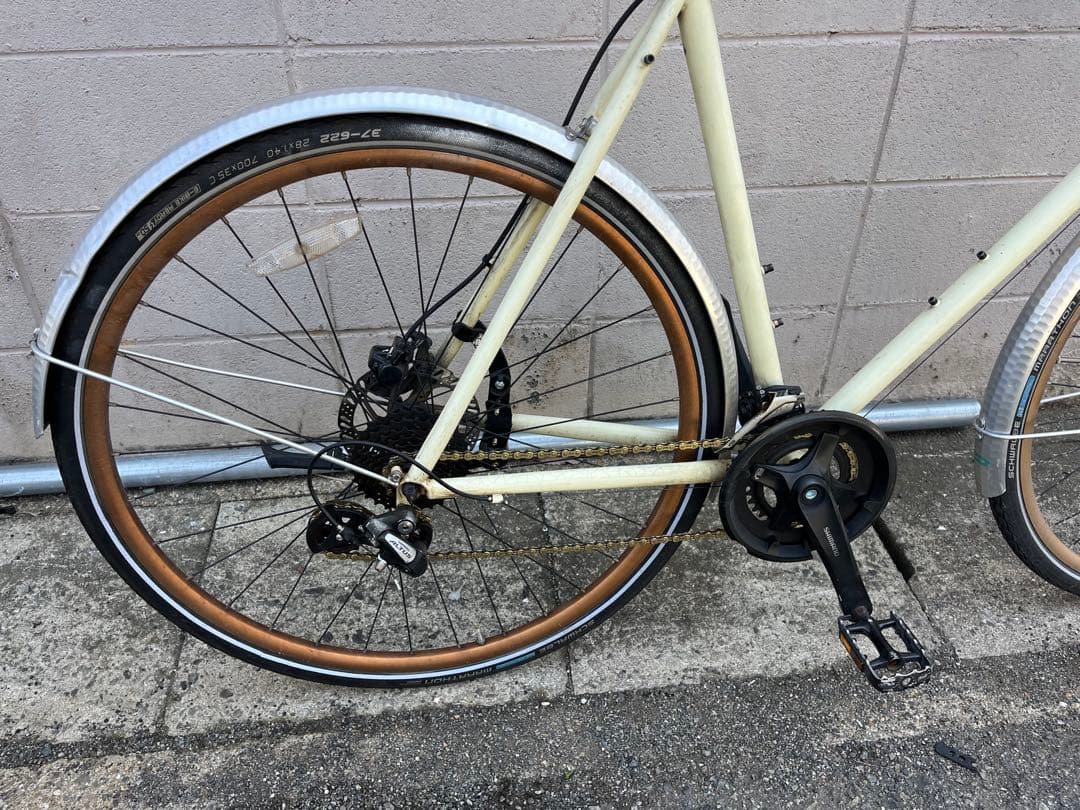 クロモリマニアの方に、Fuji、フラットバーシクロクロス、Feather CXF