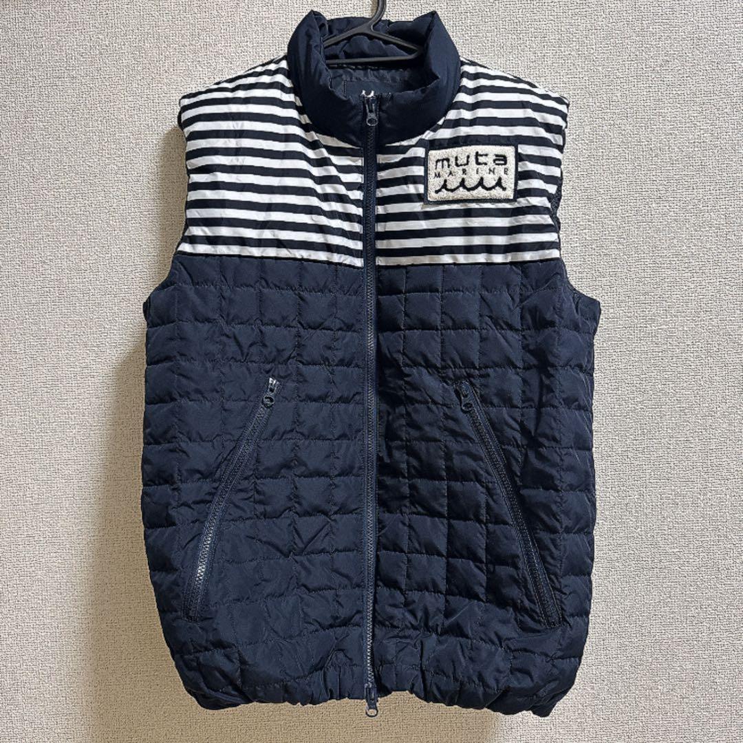 muta marine ダウンベスト ネイビー
