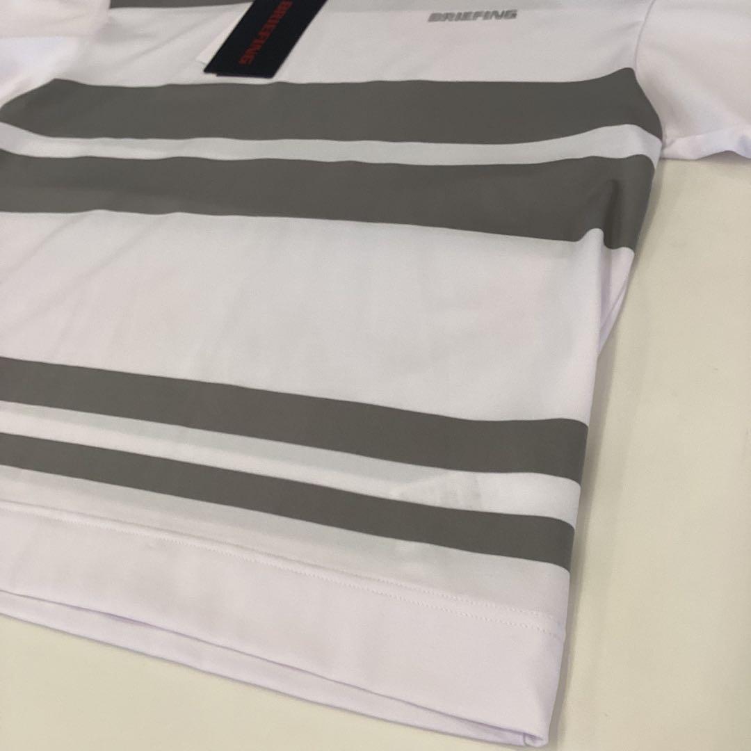 新品　BRIEFING WS PANEL STRIPE HIGHNECK RF