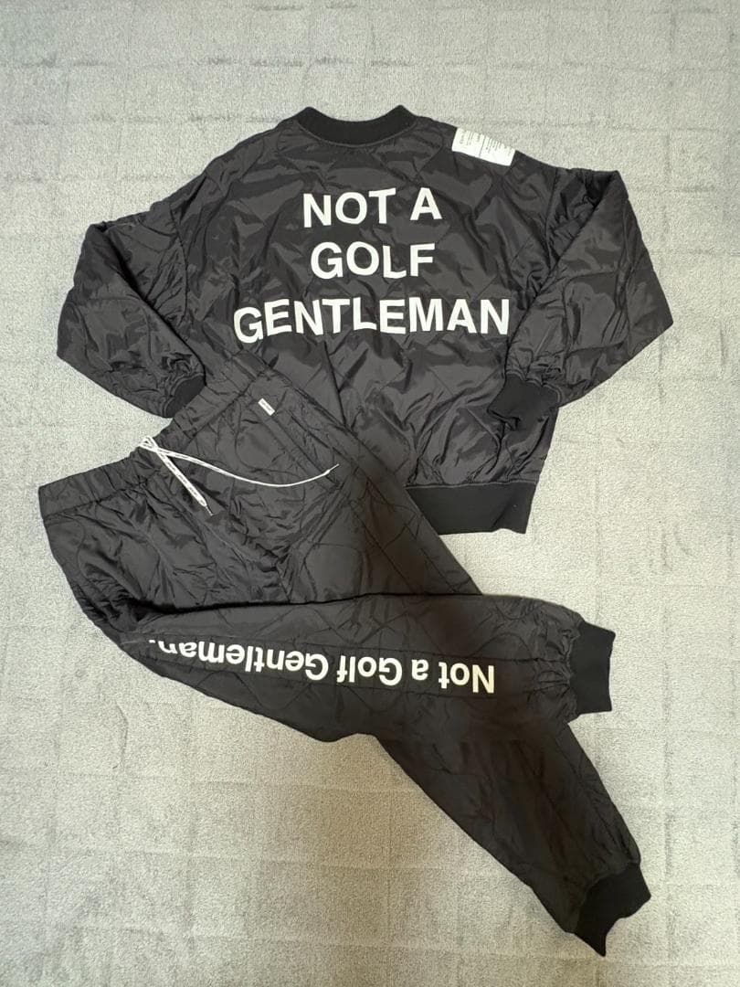 Captains Helm Golf 防寒中綿 セットアップ　ブラック　L