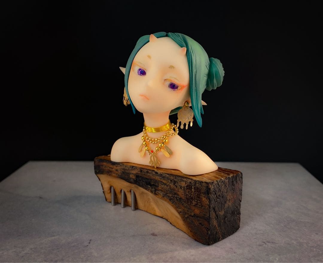 完成品　植物少女園　鬼子母神　ハリティー　フィギュア　ガレージキット　ワンフェス
