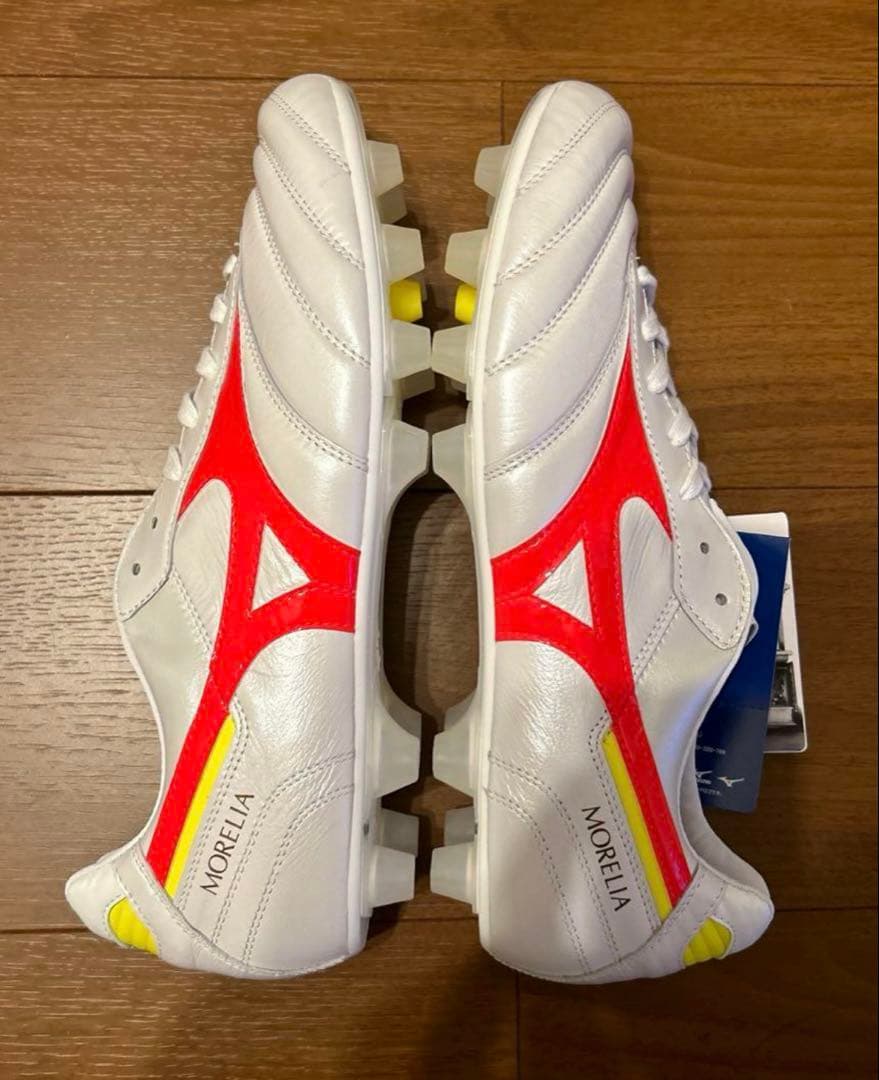【新品未使用】MIZUNO MORELIA Ⅱ JAPAN モレリアジャパン白赤