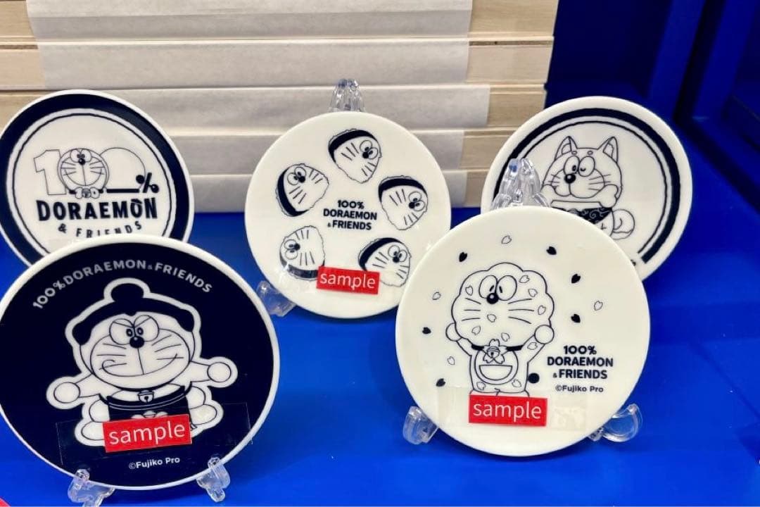 100％ドラえもん＆フレンズ in東京ドラえもん 豆皿5枚セット　未開封