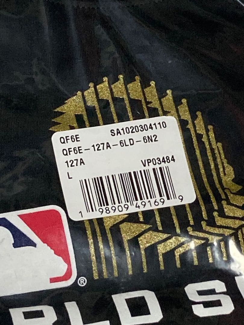 新品L【100%正規品】Fanatics大谷翔平WS2024ドジャース金シャツ