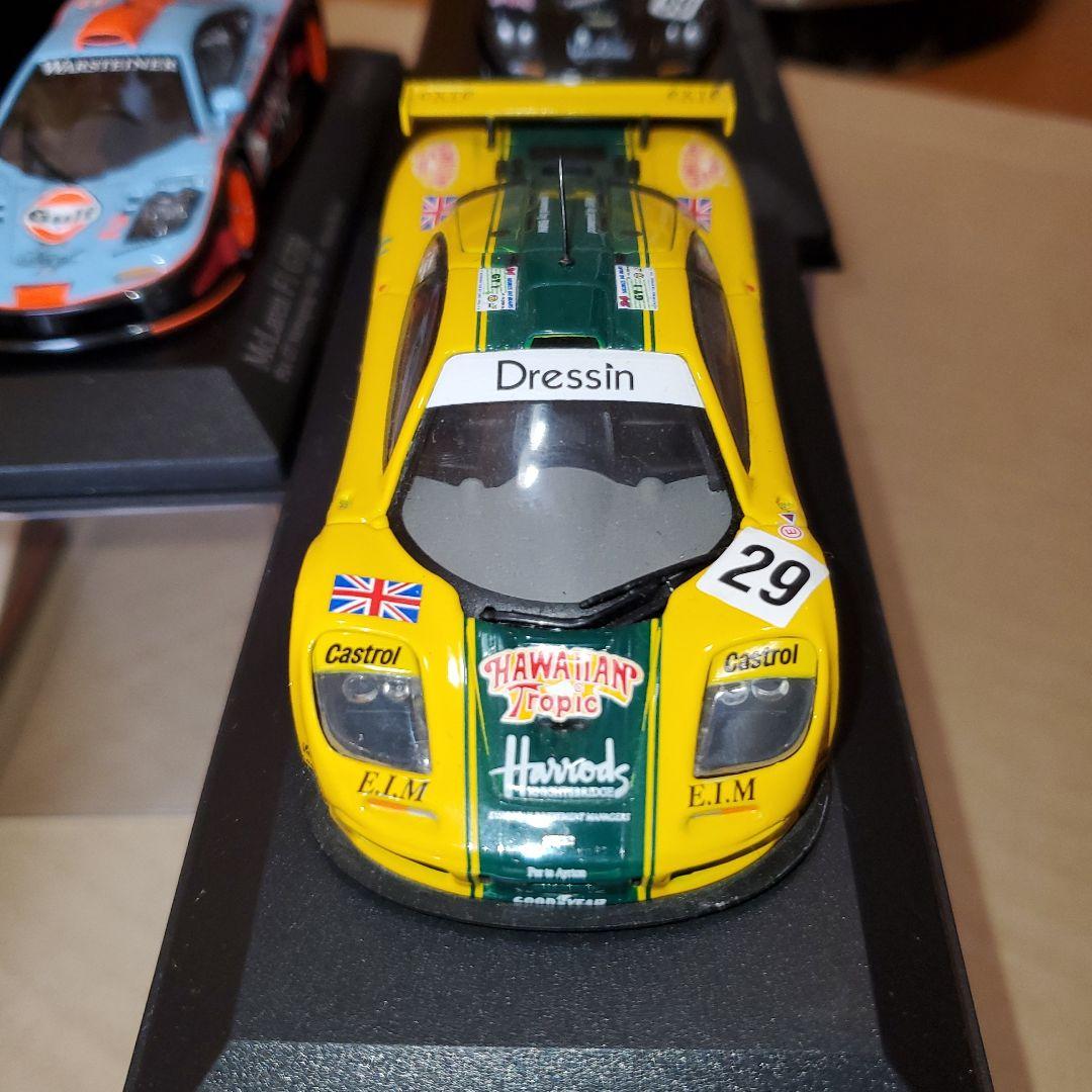 マクラーレン F1 GTR レースカー、3台Set、ミニチャンプス 1/43