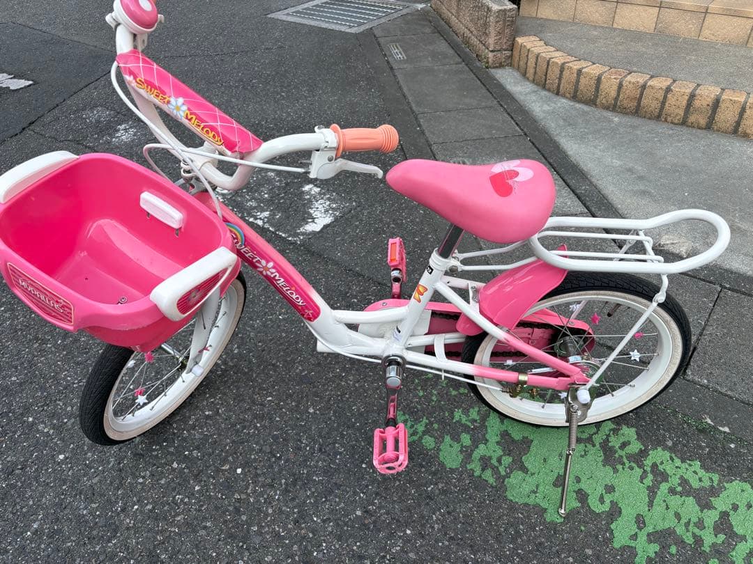 【直接取引限定】　埼玉県　女の子自転車16インチ ヘルメット付き