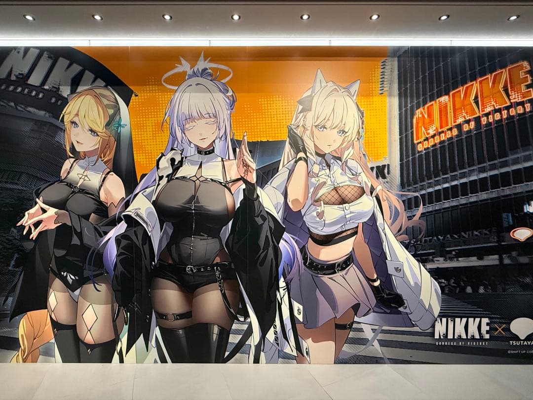 NIKKE×渋谷TSUTAYA ラプンツェル、ナユタ、クラウン アクリルスタンド