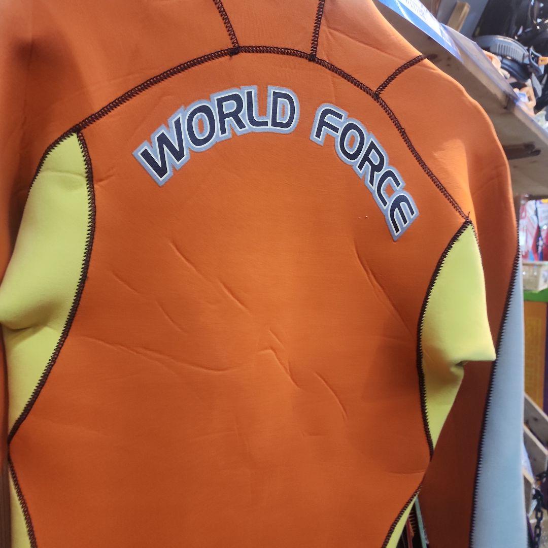 WORLD FORCE 長袖ウェットスーツ オレンジ/イエロー