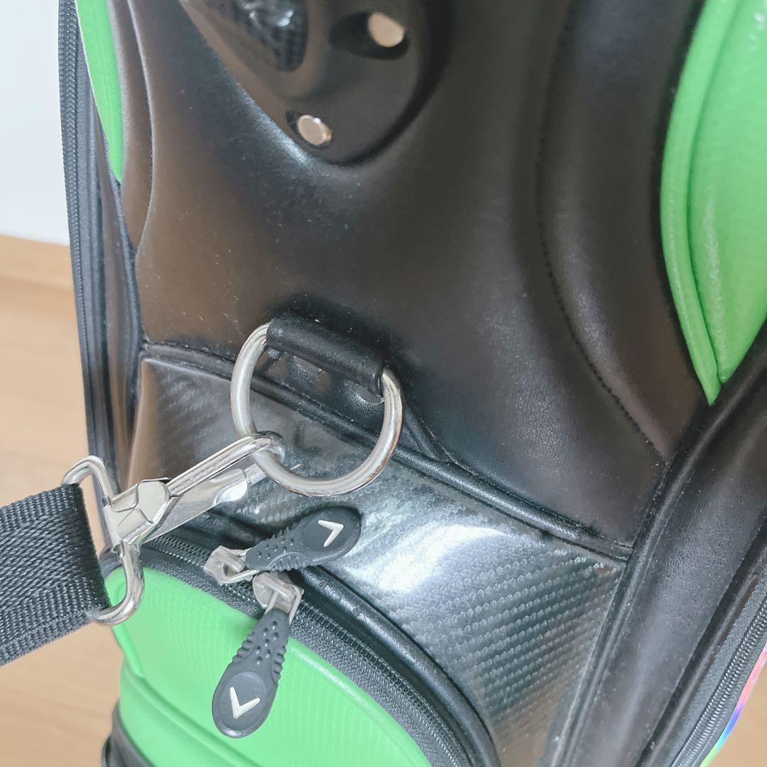 K214 まさる様Callaway キャディバッグ フード無し グリーンブラック