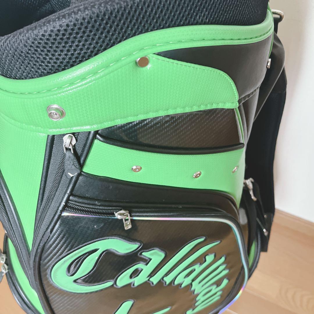 K214 まさる様Callaway キャディバッグ フード無し グリーンブラック