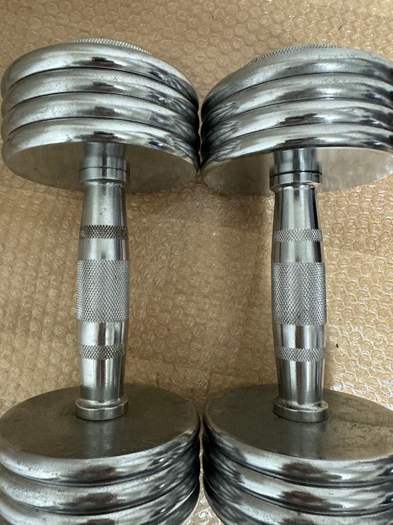 IGNIO クローム　可変ダンベル　10キロ ×2 セット　Chrome