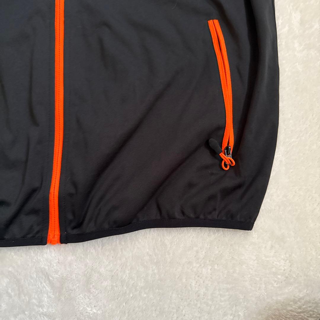 【H&Yo Fitness 】サウナスーツ 上下セット XL ブラック×オレンジ