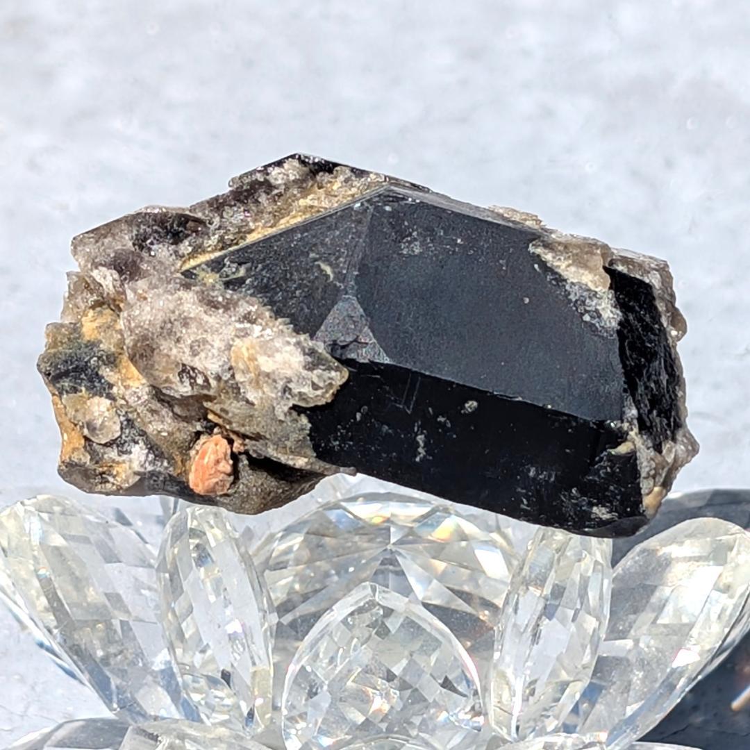 一点物 ドリーム モリオン 原石 山東省産 黒水晶 58g お守り天然石 ギフト