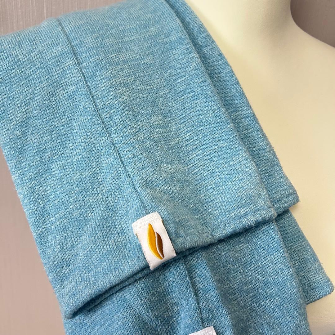 【美品】〓バレエ〓 Rubiawear ルビアウェア フルレッグウォーマー水色