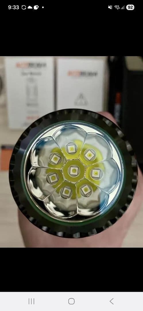 ACEBEAM X20-R デザートタン SFT-25R 6500K 8000L