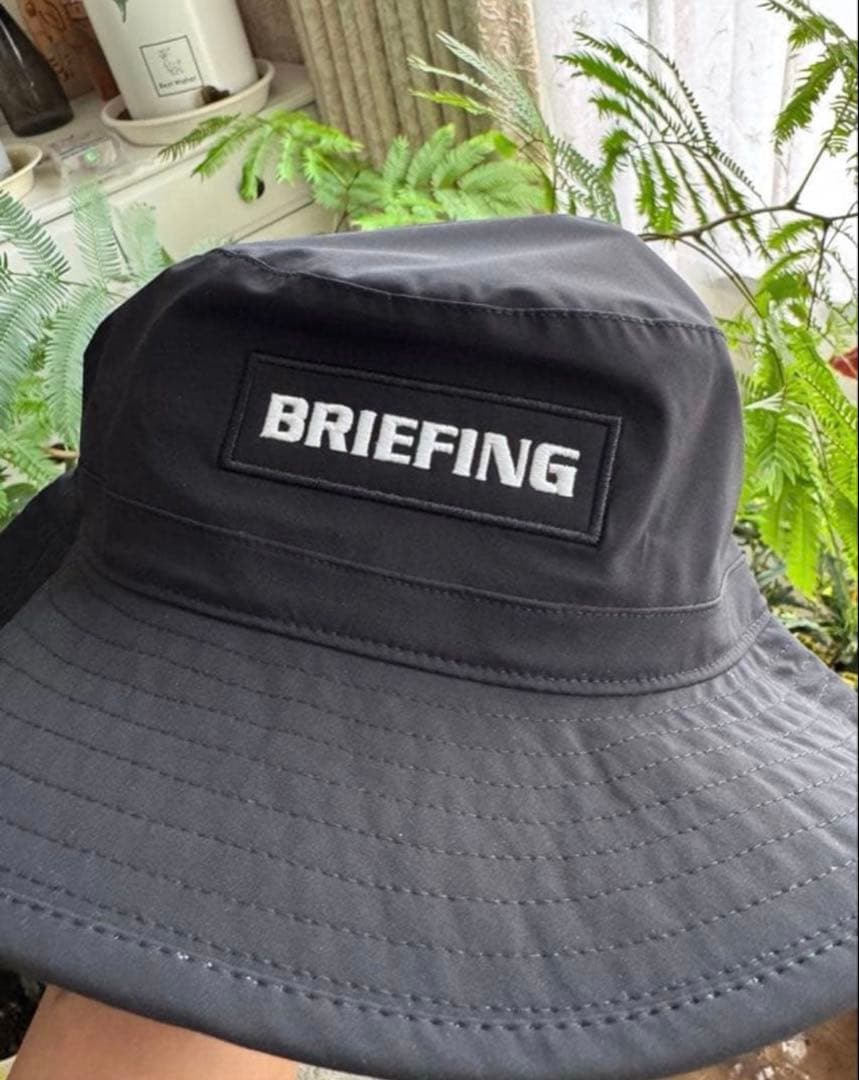 BRIEFING ブラック バケットハット