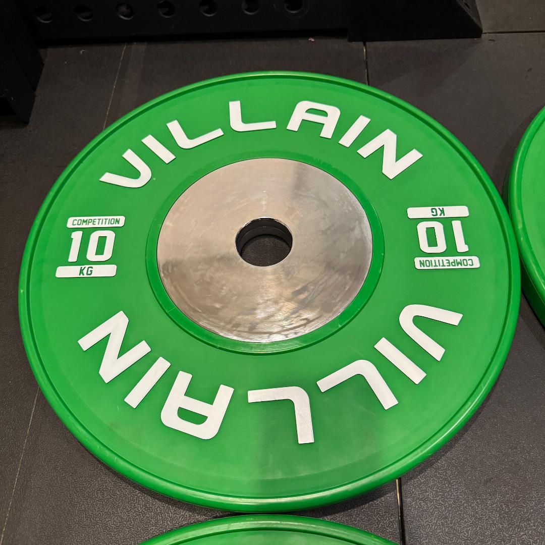VILLAINヴィラン コンペティションバンパープレート2.0　120Kgセット