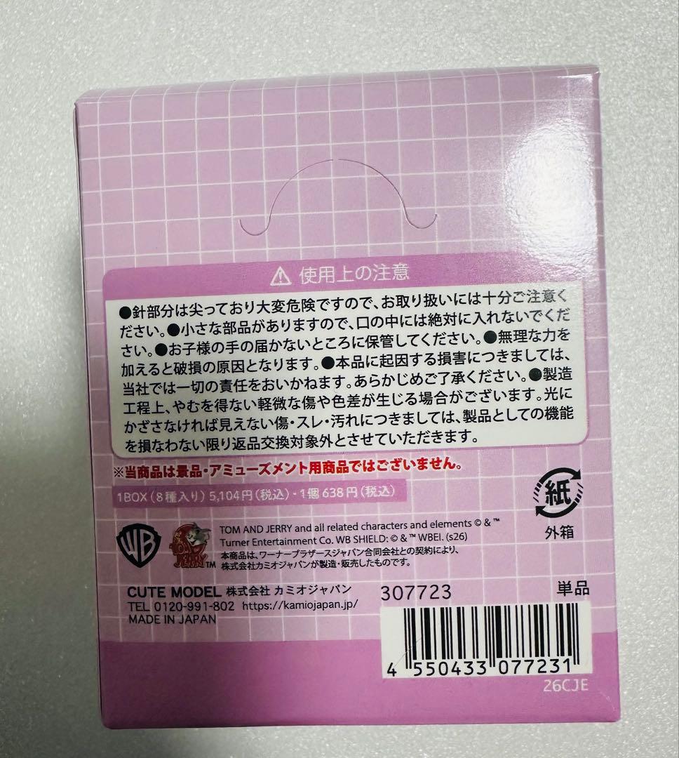 トムとジェリー ハート型缶バッチ