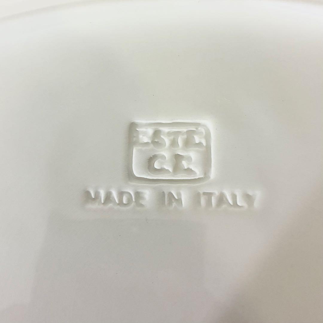 希少未使用 ESTE CE エステセラミケ フィッシュプラッター 2枚 イタリア