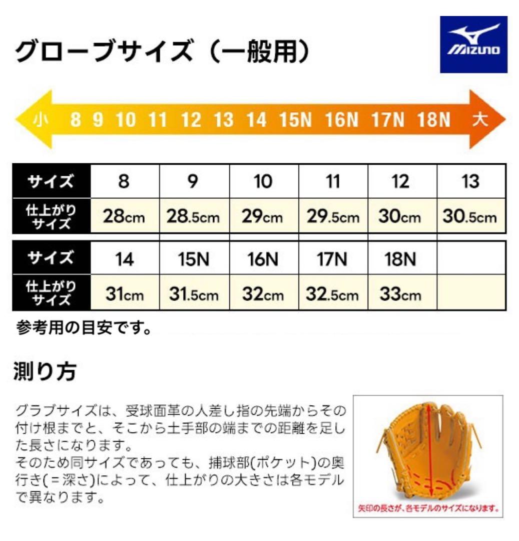 グローバルエリート　野球 硬式グローブ 一般用　大人　左投げ　グラブ　外野手　黒