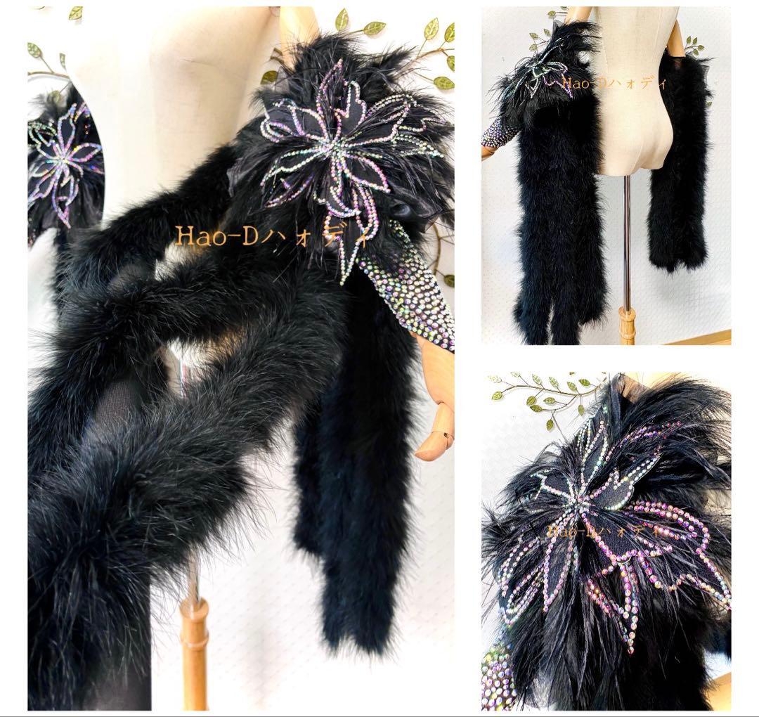 新品★ファー★フロート★腕飾★グローブ★アクセサリー★社交ダンス★ドレス