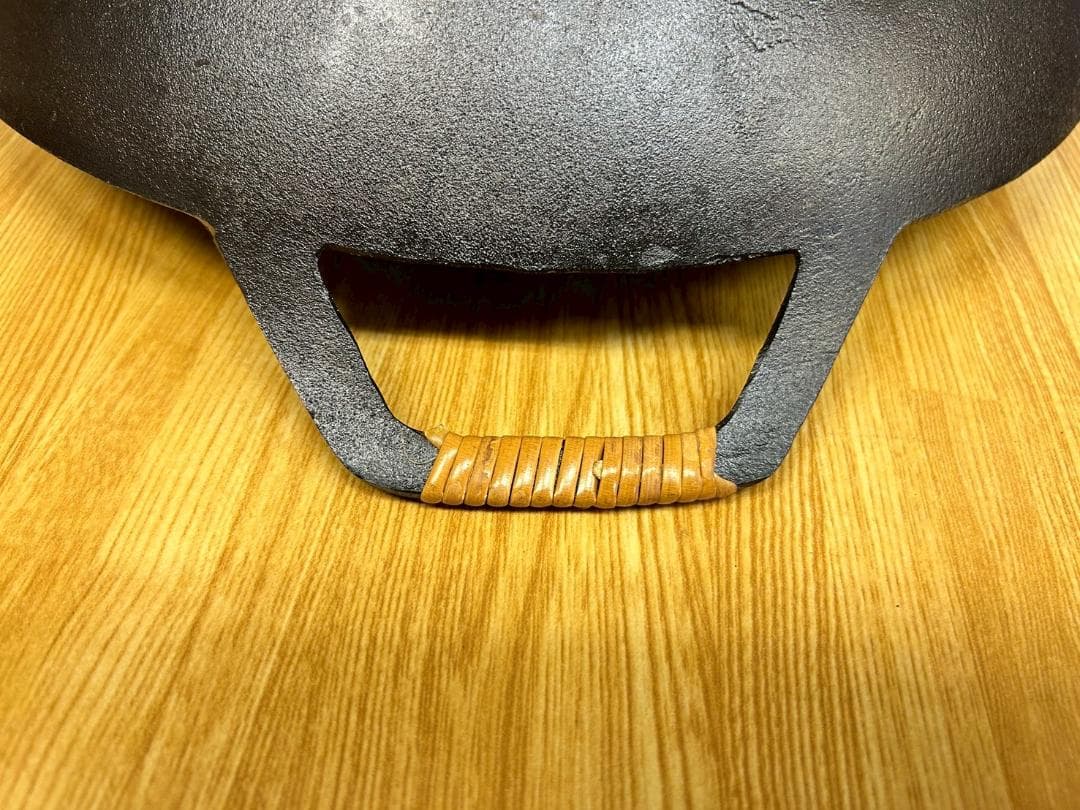 【yamamoto】南部鉄器 中華鍋 両手付き 30cm 木箱·説明書