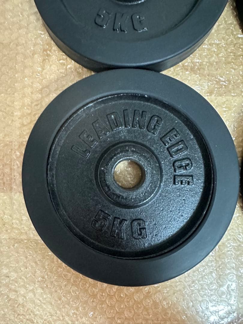 早い者勝ち　計20kg 5kg × 4枚 ダンベル プレート リーディングエッジ