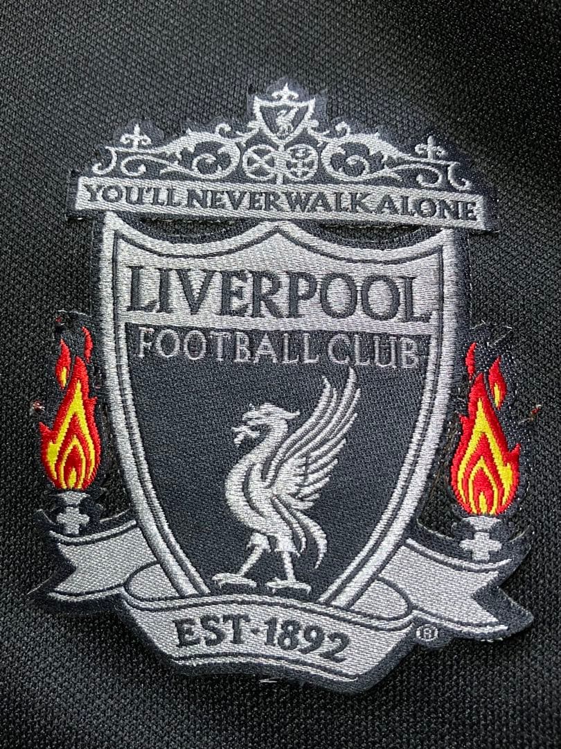 【極美品】11-12 adidas Liverpool 公式ハーフジップウェアＬ