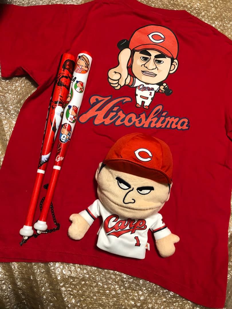 広島東洋カープ　前田智徳　パペット　激レアTシャツM 引退記念カンフーバット‼️