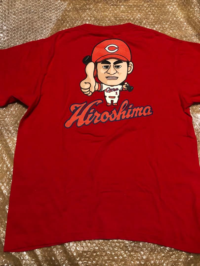 広島東洋カープ　前田智徳　パペット　激レアTシャツM 引退記念カンフーバット‼️