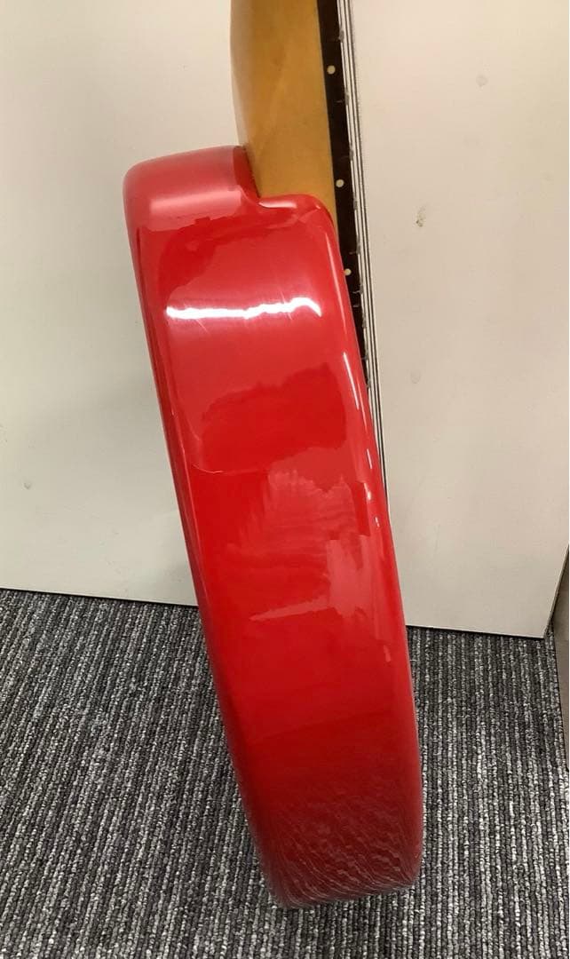 oeverspe フェルナンデス エレキギター 赤色 ZO-3 内蔵アンプ