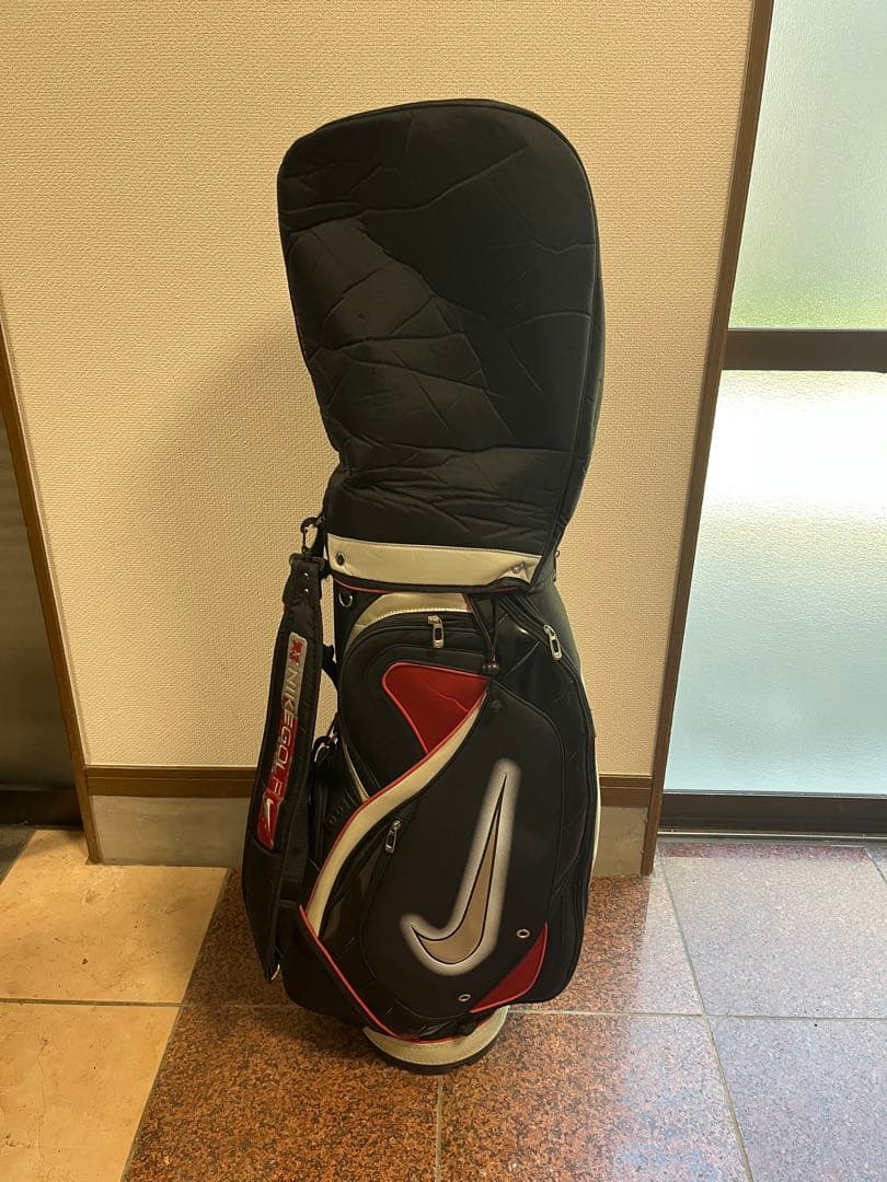 Nike golf キャディバッグ ブラック/レッド