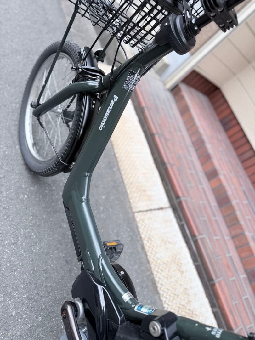 大阪府　子供乗せ　パナソニック 電動アシスト自転車 チャイルドシート付き